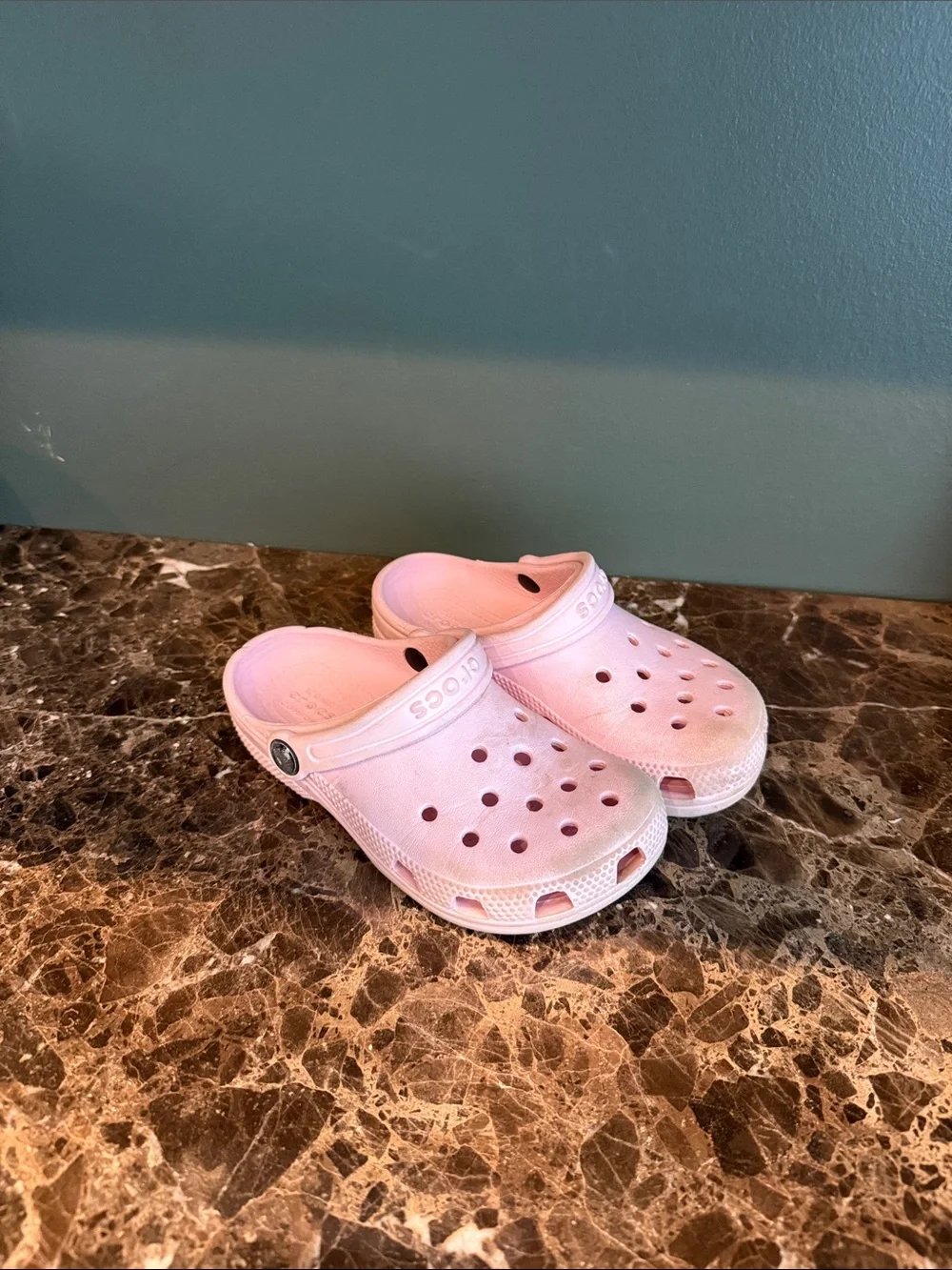 CROCS Kids Light Pink Classic Clog